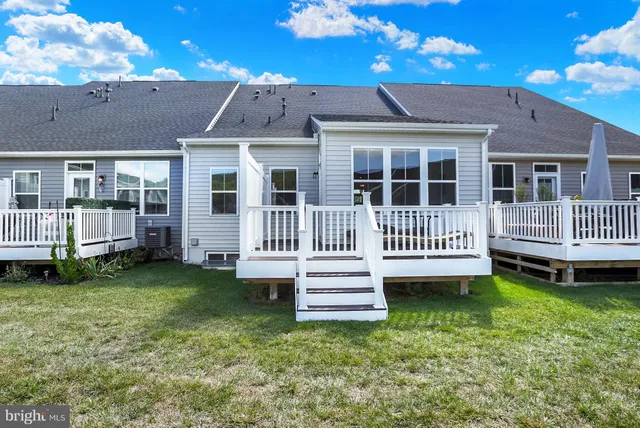 a view of a city with lawn chairs