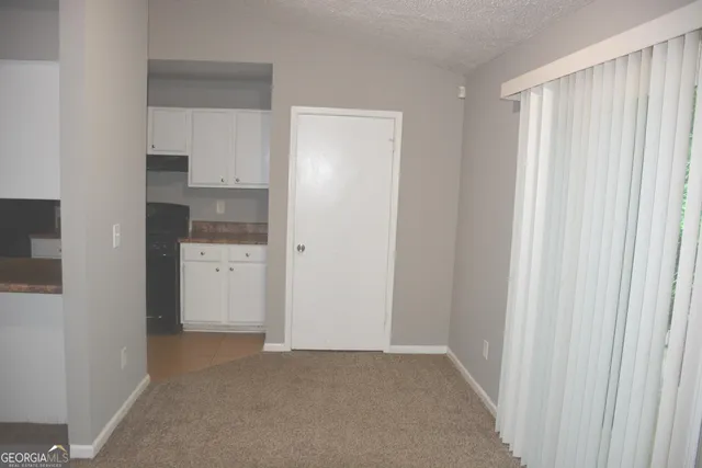 a view of closet area