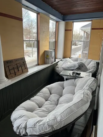 a large house with a outdoor space