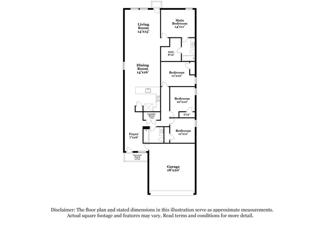 a picture of a floor plan
