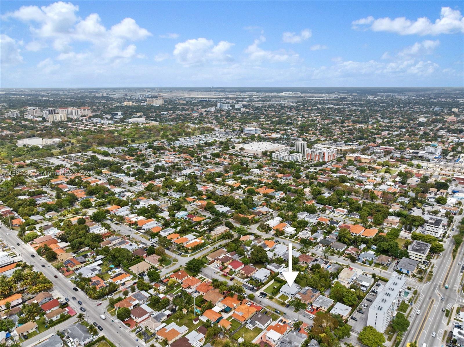 2733 Southwest 15th Street Miami, FL 33145 - Photo 34 of 34 an aerial view of residential building and trees