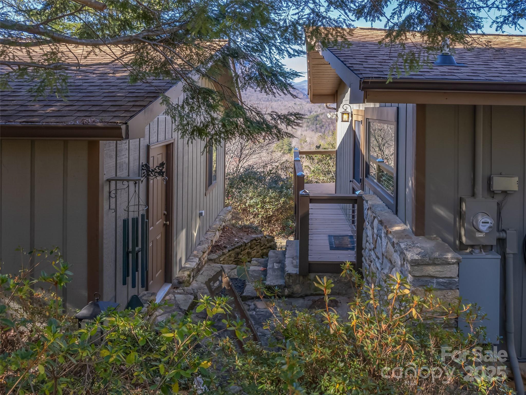 315 Thomas A Edison Rd Lake Lake Lure, NC 28746 - Photo 40 of 47 a front view of a house with garden