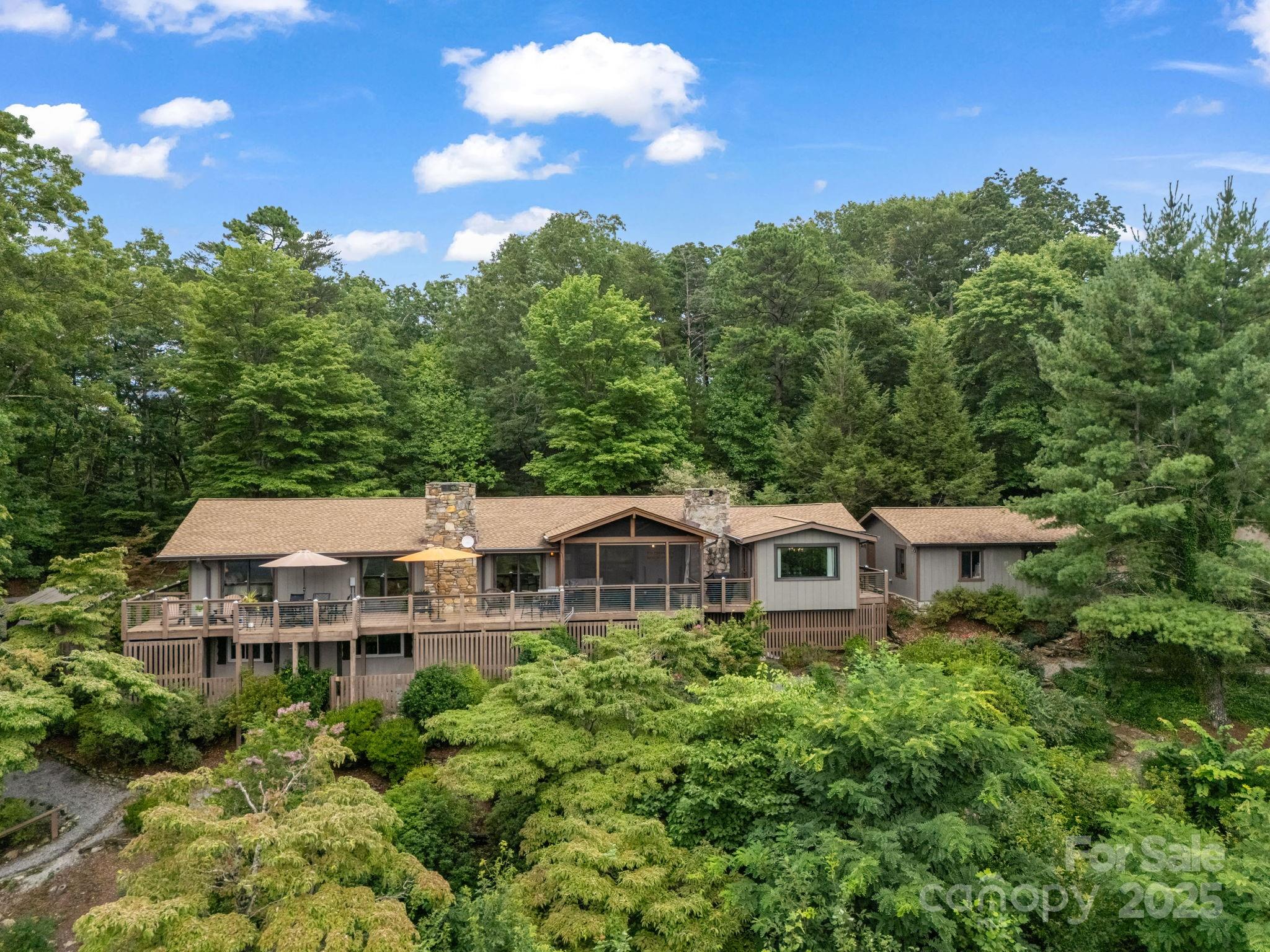 315 Thomas A Edison Rd Lake Lake Lure, NC 28746 - Photo 42 of 47 a aerial view of a house with a yard