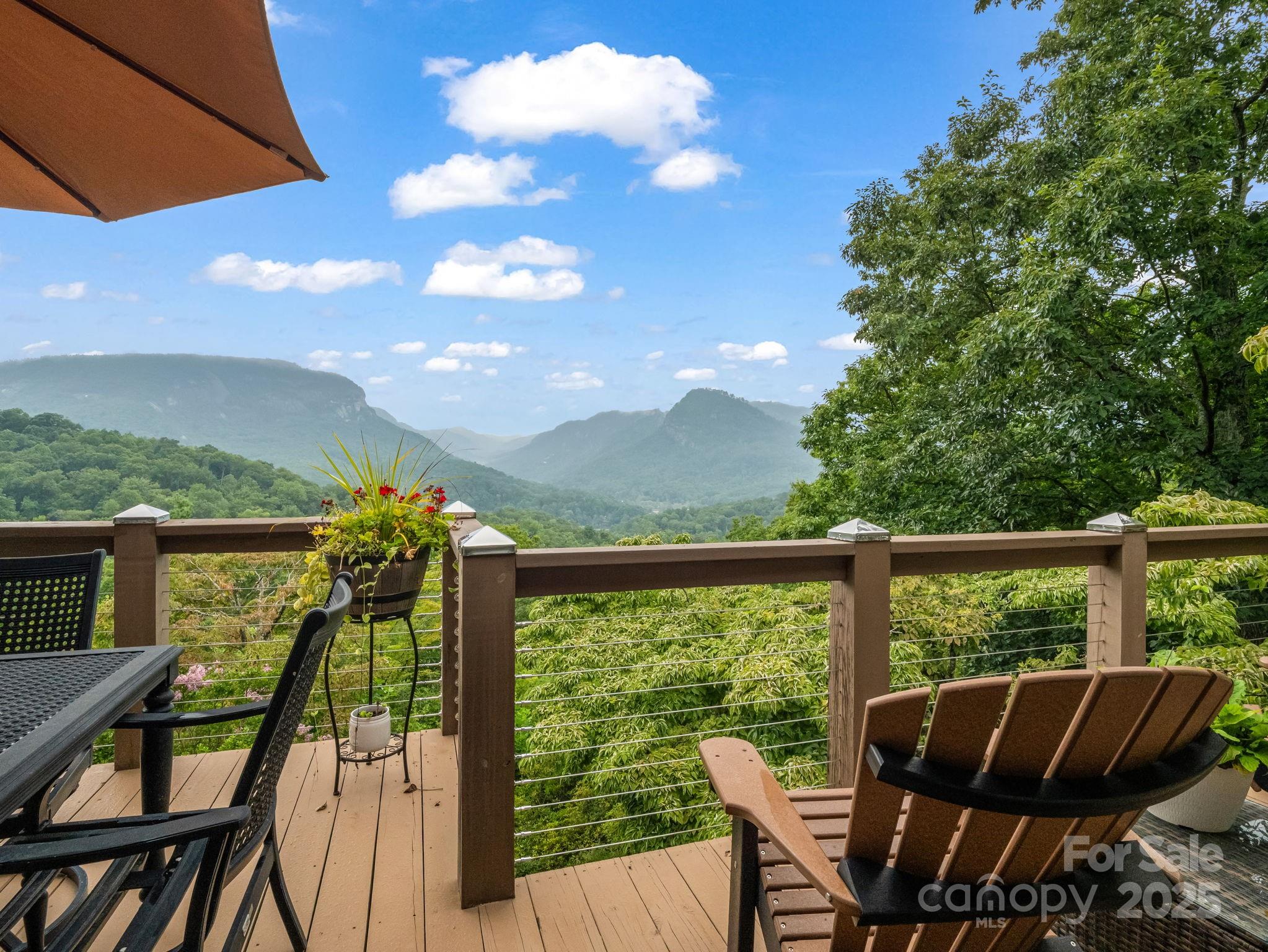 315 Thomas A Edison Rd Lake Lake Lure, NC 28746 - Photo 7 of 47 a view of balcony with furniture and stove