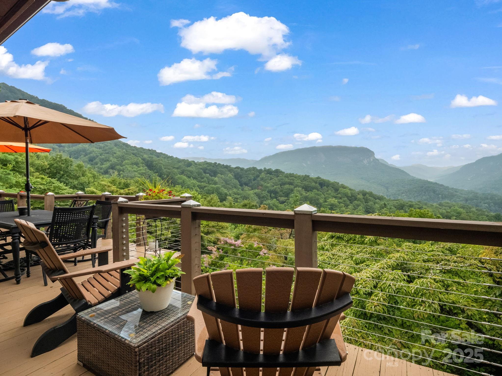 315 Thomas A Edison Rd Lake Lake Lure, NC 28746 - Photo 8 of 47 a view of a balcony with furniture