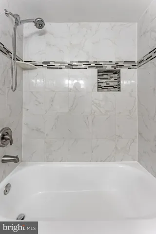 a bathroom with a bath tub and a shower