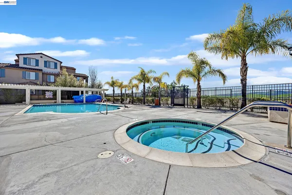a view of outdoor space with swimming pool