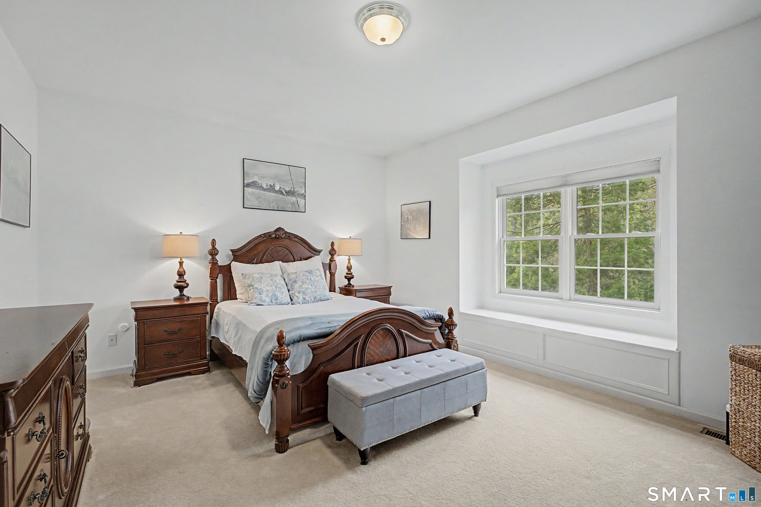 445 Dublin Road Southbury, CT 06488 - Photo 16 of 40 a spacious bedroom with a bed and a window