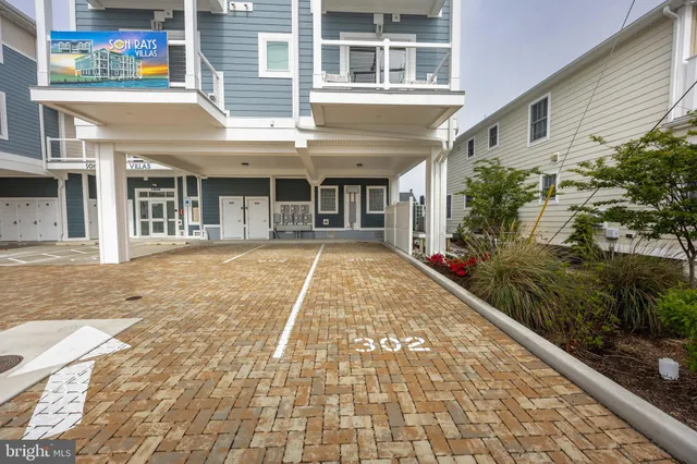 a view of a building with brick walls