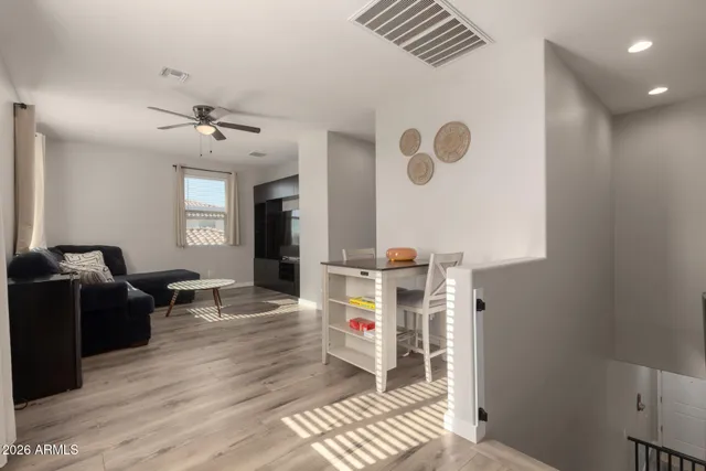 a very nice looking room with a large window