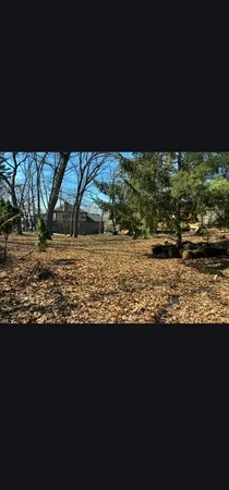 a bedroom with furniture and a large window
