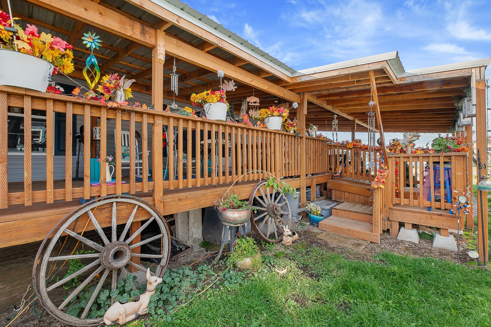View of deck