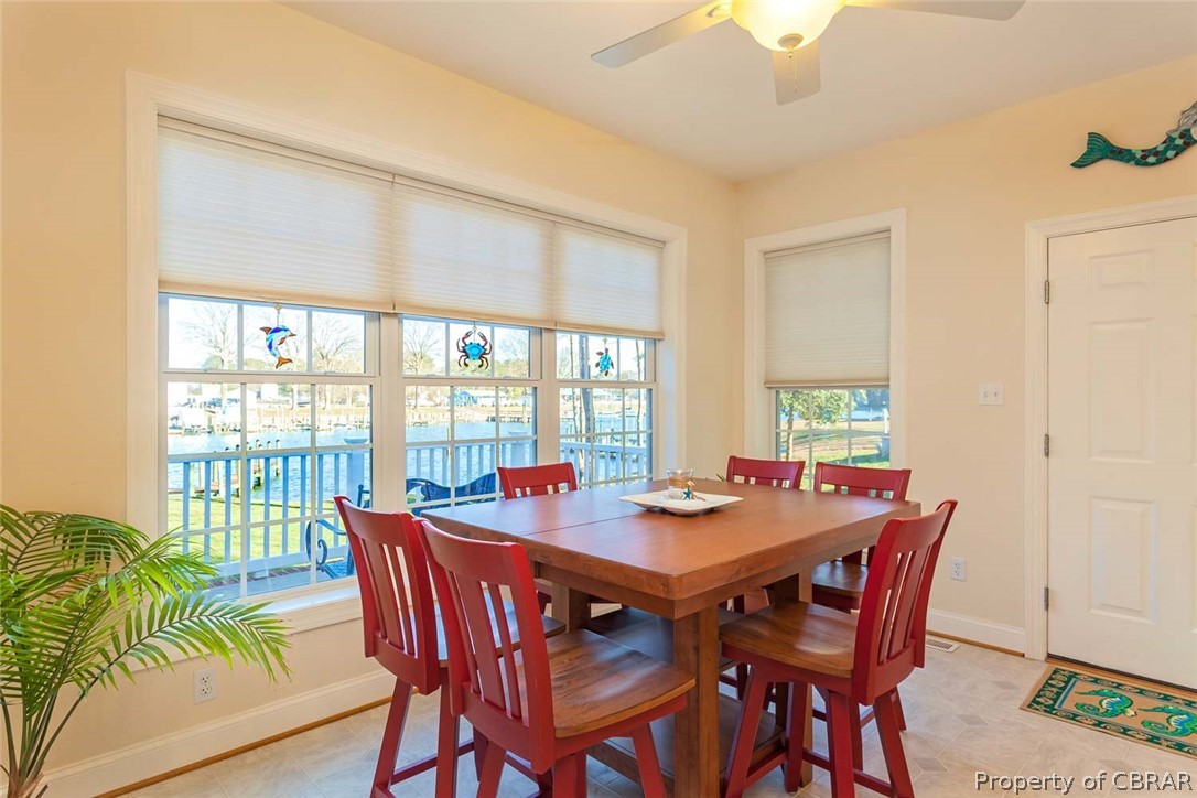 111 Pilot House Lane Reedville, VA 22539 - Photo 27 of 50 Dining Area - Open to the Kitchen & just off the Living Room