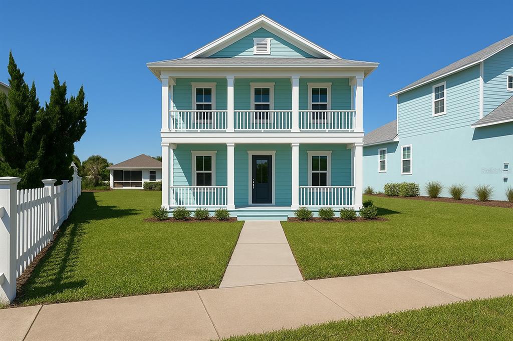 24 Sandy Beach Way Palm Coast, FL 32137 - Photo 5 of 17 a front view of a house with a yard