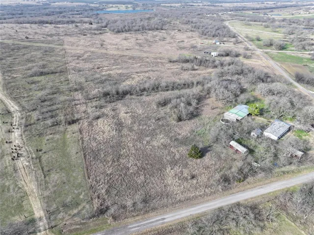 a view of a dry yard
