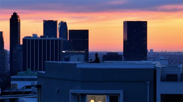 a view of a building with a outdoor space