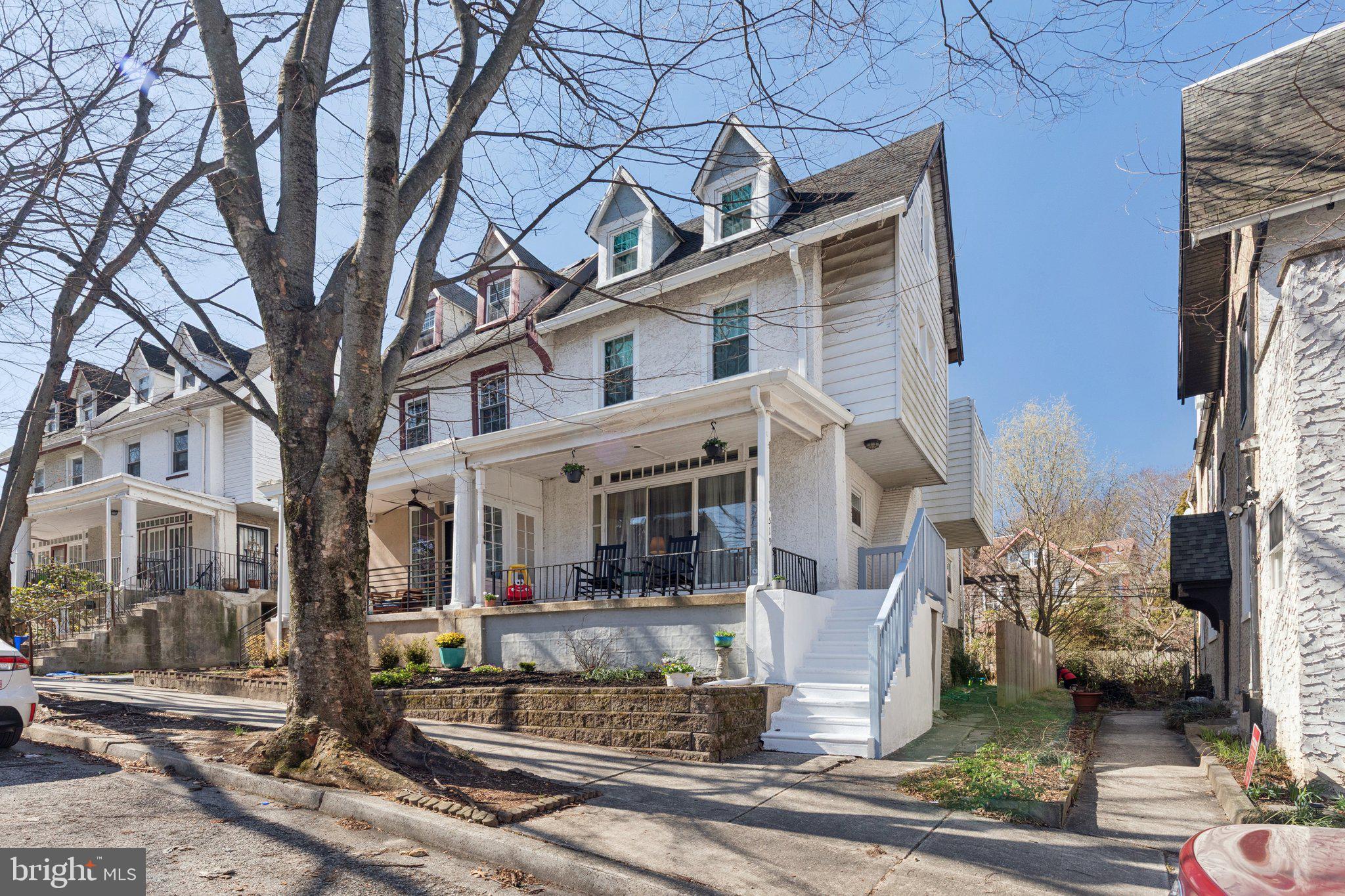 519 Burnham Road Philadelphia, PA 19119 - Photo 1 of 56 a front view of a building with street view