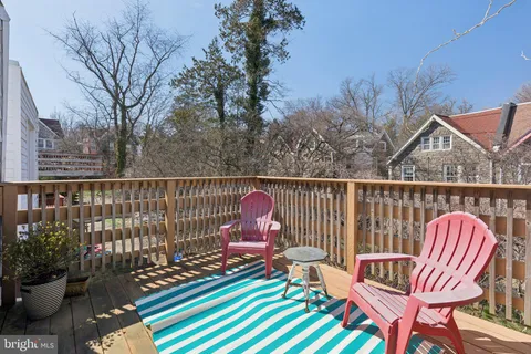 a view of a chair and table on the terrace
