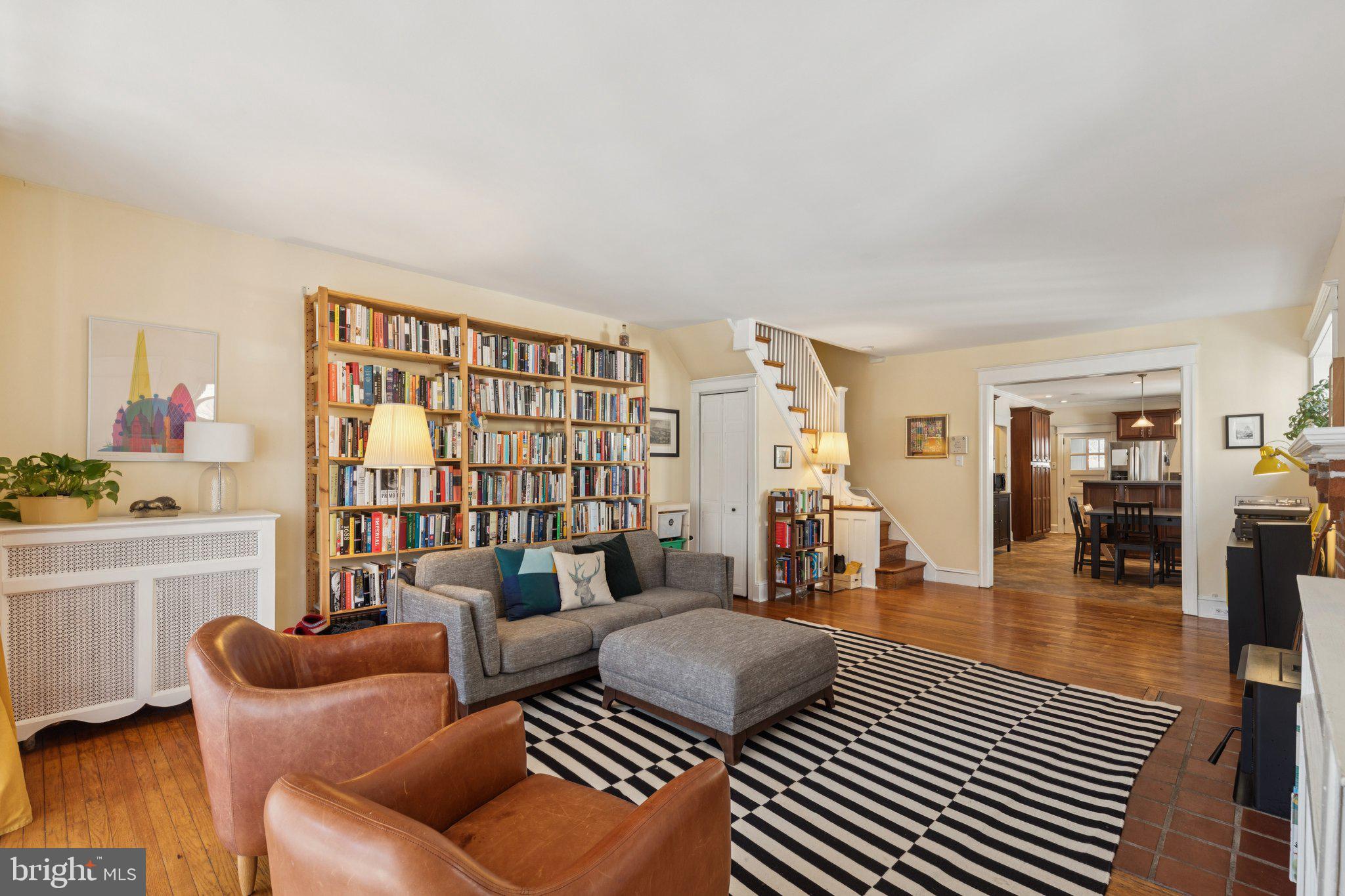519 Burnham Road Philadelphia, PA 19119 - Photo 4 of 56 a living room with furniture a couch and next to a window