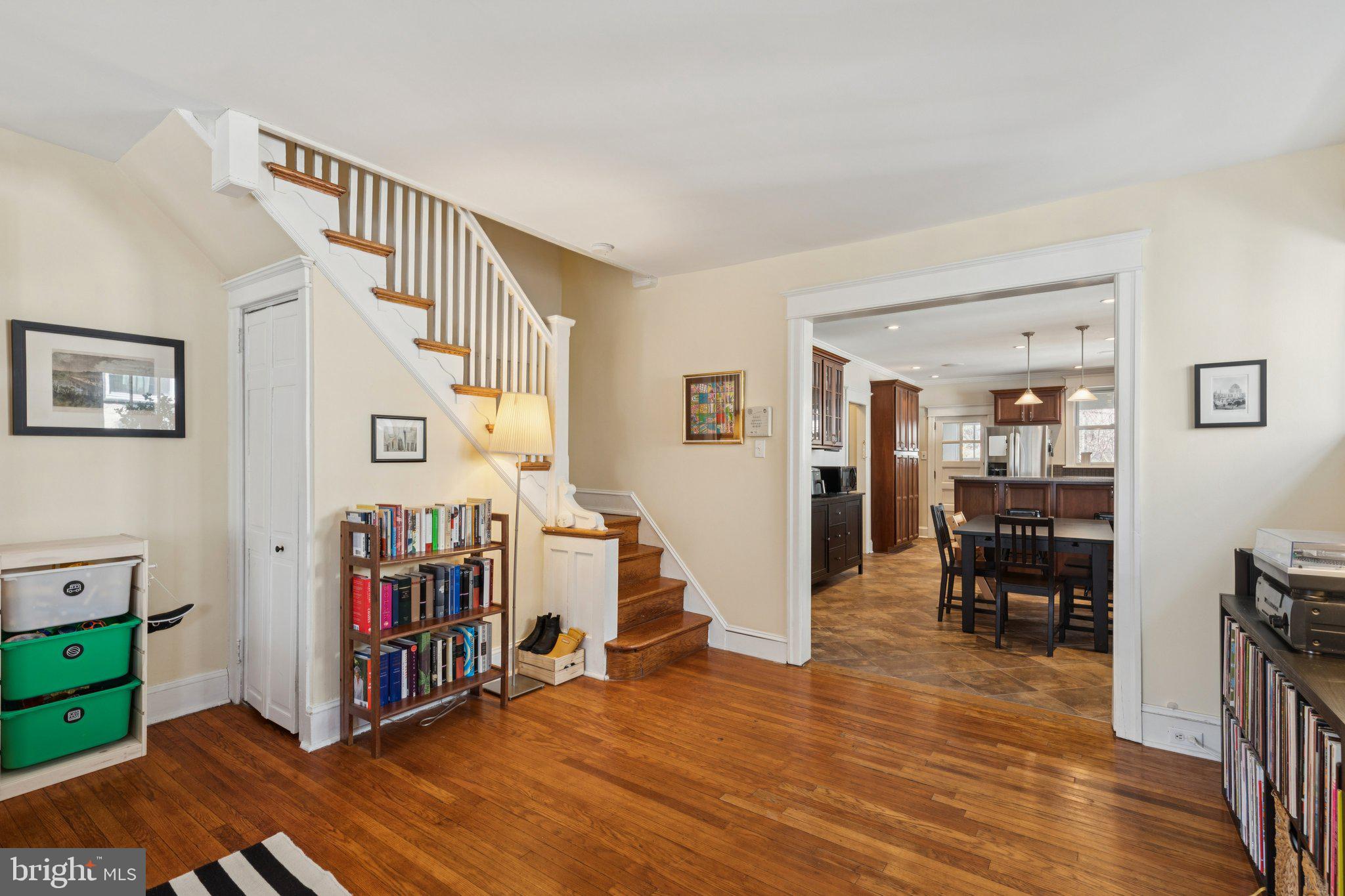 519 Burnham Road Philadelphia, PA 19119 - Photo 5 of 56 a view of an empty room with furniture and wooden floor