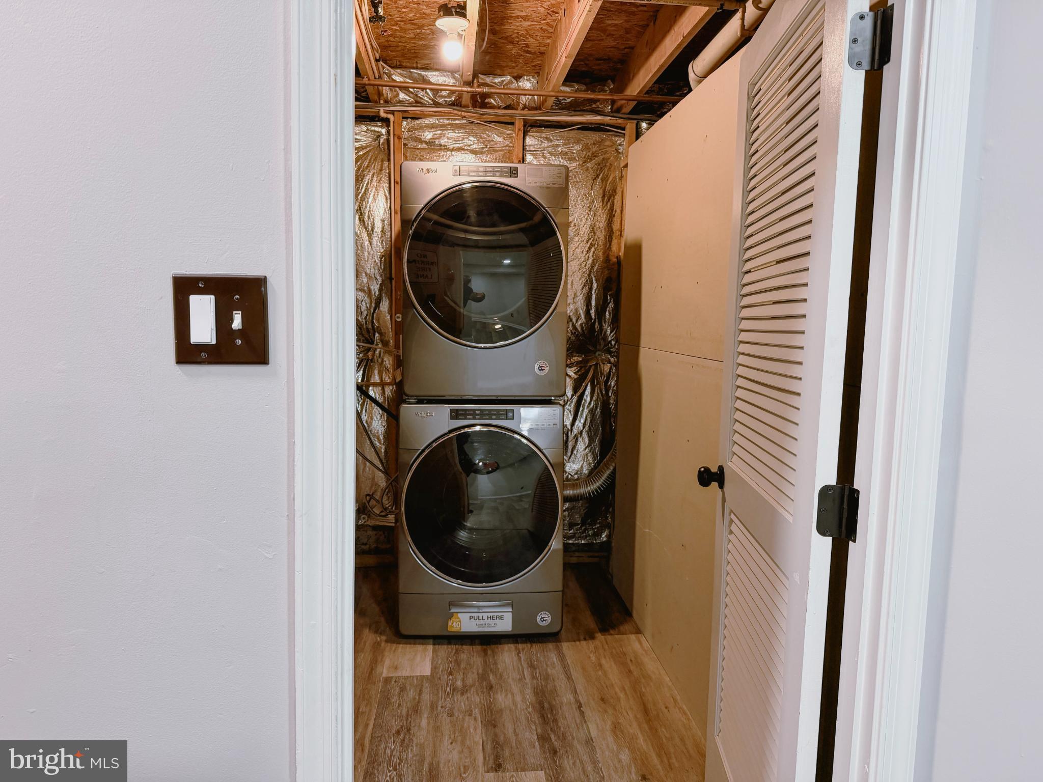 9837 Sherwood Farm Road Owings Mills, MD 21117 - Photo 26 of 27 a utility room with dryer and washer