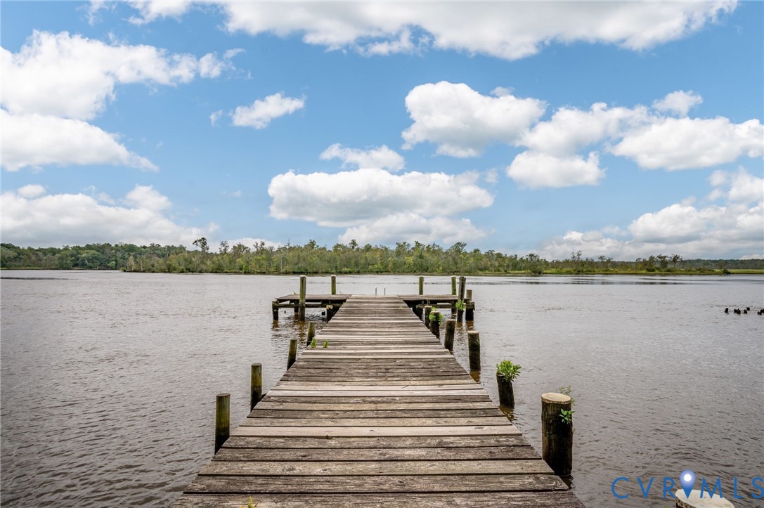 123 Riverview Road Stevensville, VA 23161 - Photo 23 of 28 Wooden dock extending over water