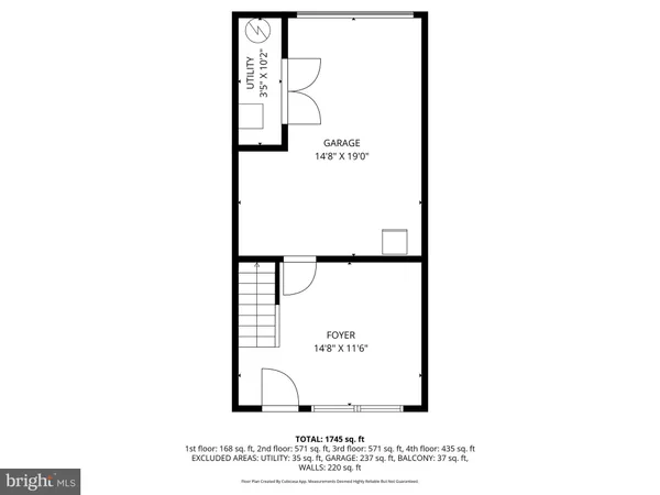 a picture of a floor plan
