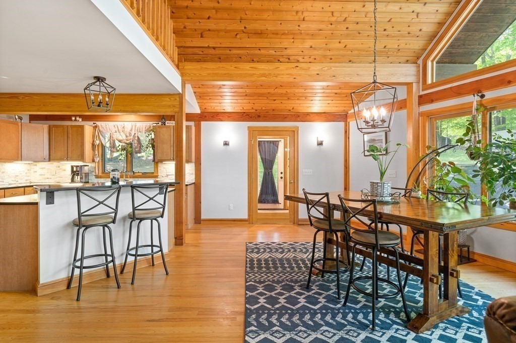 56 Southampton Road Westhampton, MA 01027 - Photo 13 of 42 a dining room with furniture and wooden floor