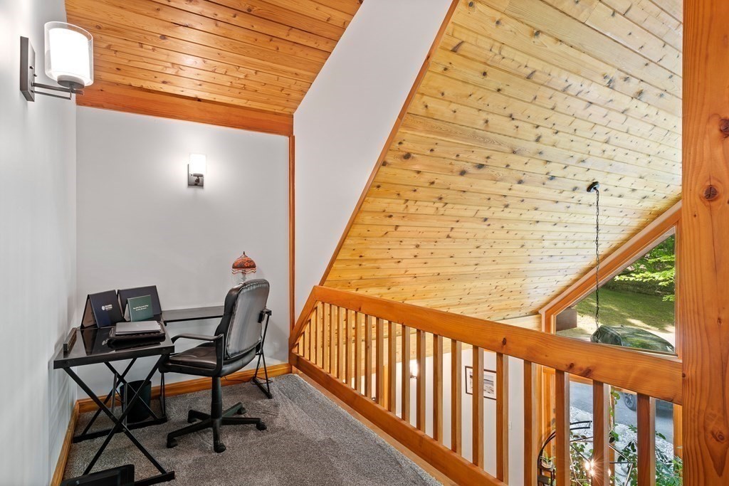 56 Southampton Road Westhampton, MA 01027 - Photo 21 of 42 a view of balcony with wooden floor