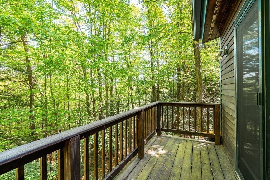 56 Southampton Road Westhampton, MA 01027 - Photo 29 of 42 a view of balcony with wooden floor
