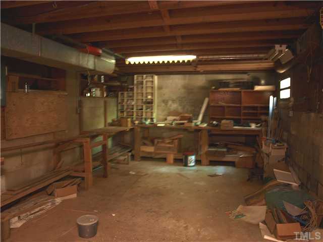 755 Currituck Drive Raleigh, NC 27609 - Photo 6 of 8 Large Basement workshop