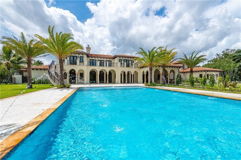 5850 Hancock Road Southwest Ranches, FL 33330 - Photo 13 of 76 VIEW FROM POOL OF THE BACK OF THE HOUSE