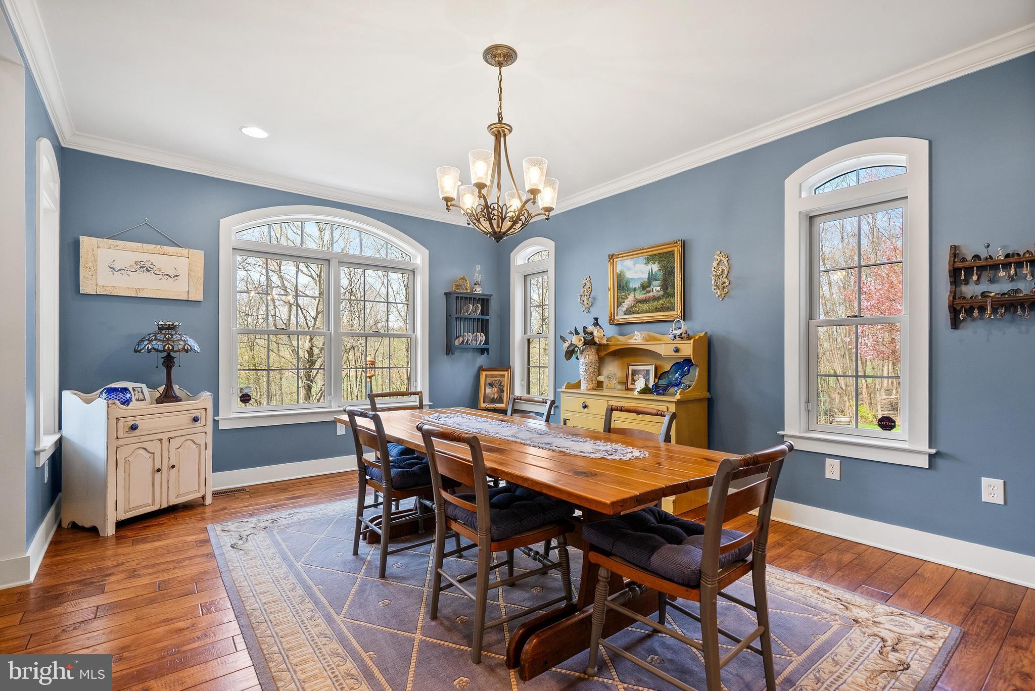 97 Wilson Road Christiana, PA 17509 - Photo 4 of 58 a view of a dining room with furniture window and wooden floor