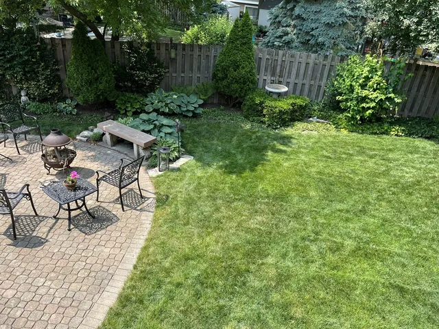 a view of balcony with patio