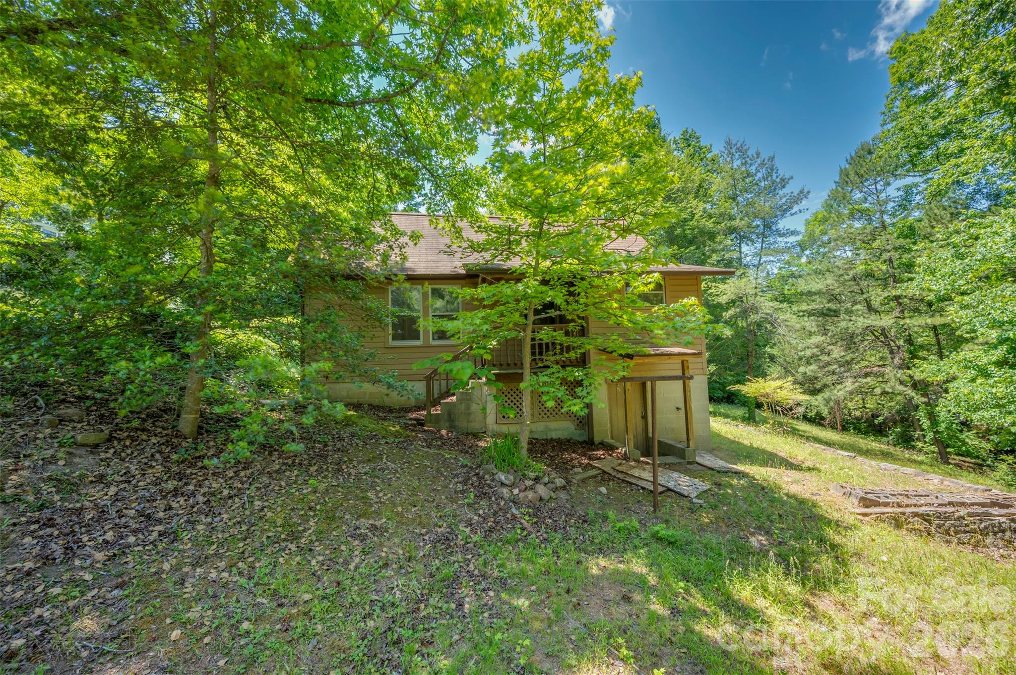77 1st Street Tryon, NC 28782 - Photo 8 of 20 a view of a back yard