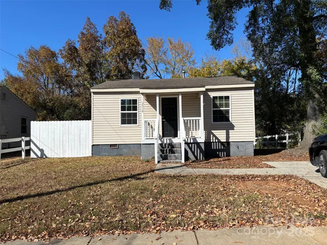 a view of a house with a patio
