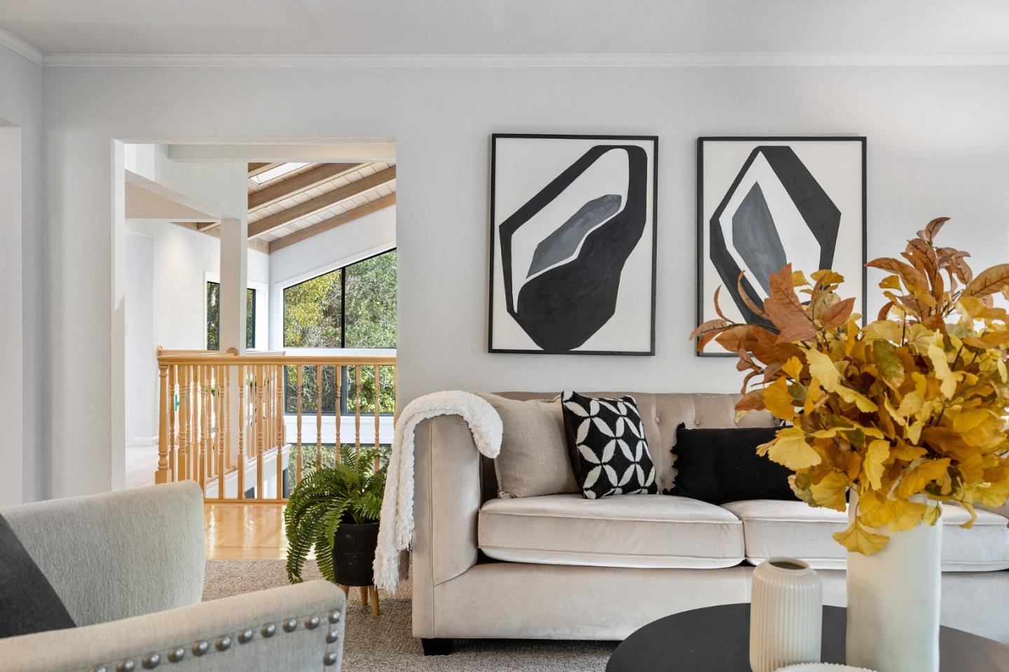 37 Vía Canon Millbrae, CA 94030 - Photo 23 of 69 a living room with furniture and a large window