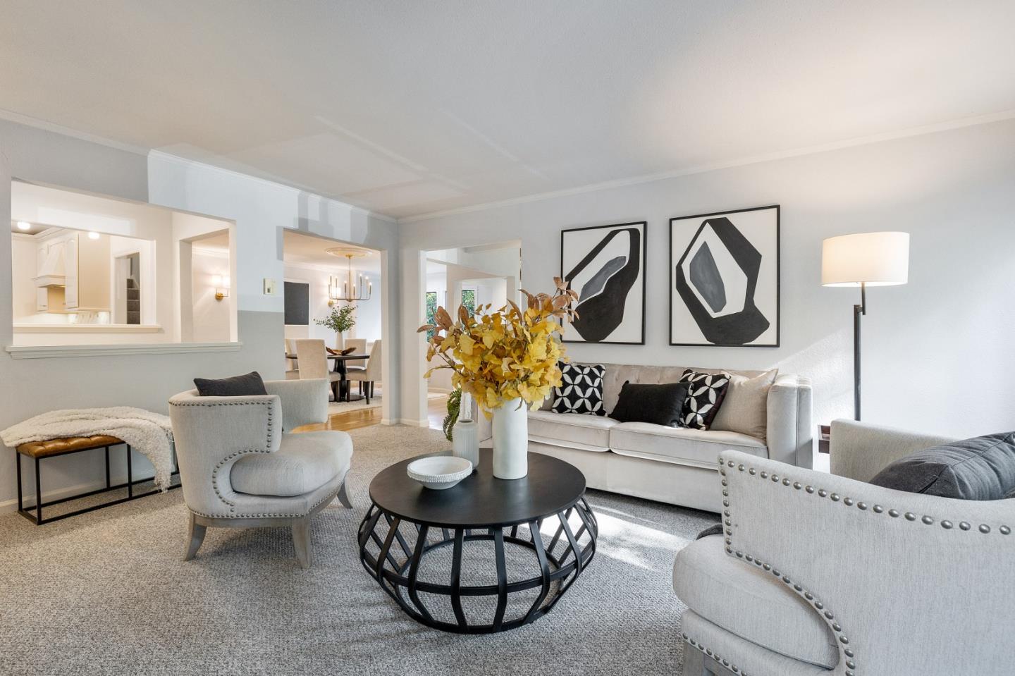 37 Vía Canon Millbrae, CA 94030 - Photo 24 of 69 a living room with furniture a rug and a lamp