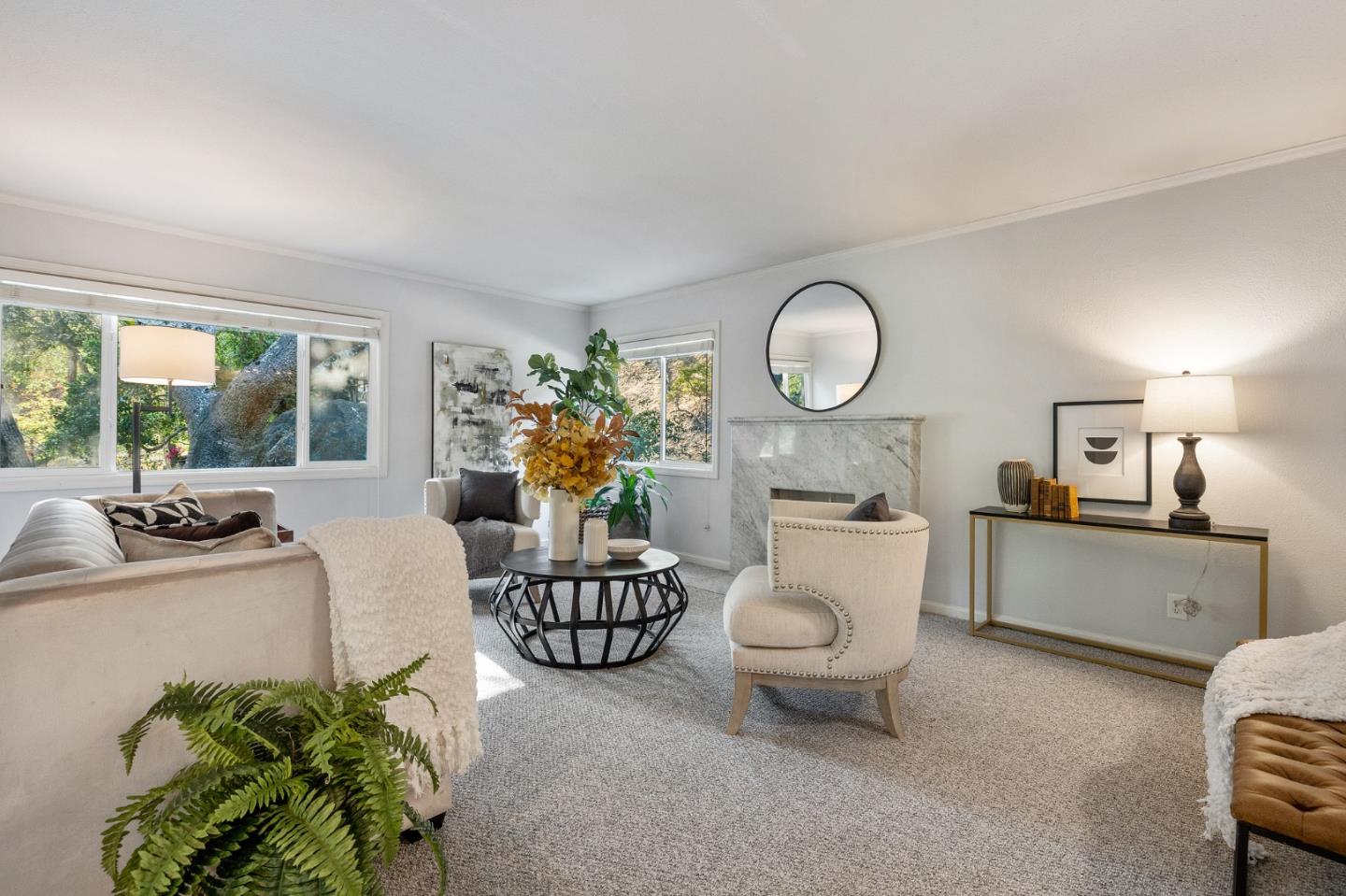 37 Vía Canon Millbrae, CA 94030 - Photo 26 of 69 a living room with furniture a window and a potted plant