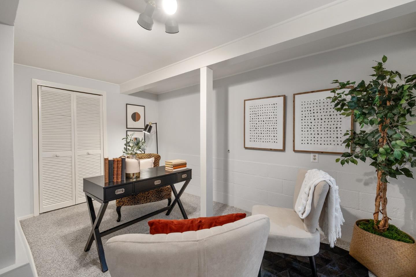37 Vía Canon Millbrae, CA 94030 - Photo 51 of 69 a living room with furniture and a potted plant
