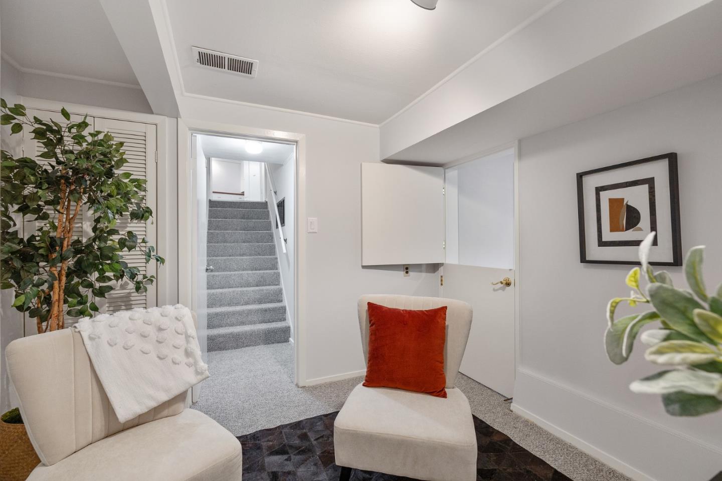 37 Vía Canon Millbrae, CA 94030 - Photo 52 of 69 a living room with furniture and a potted plant