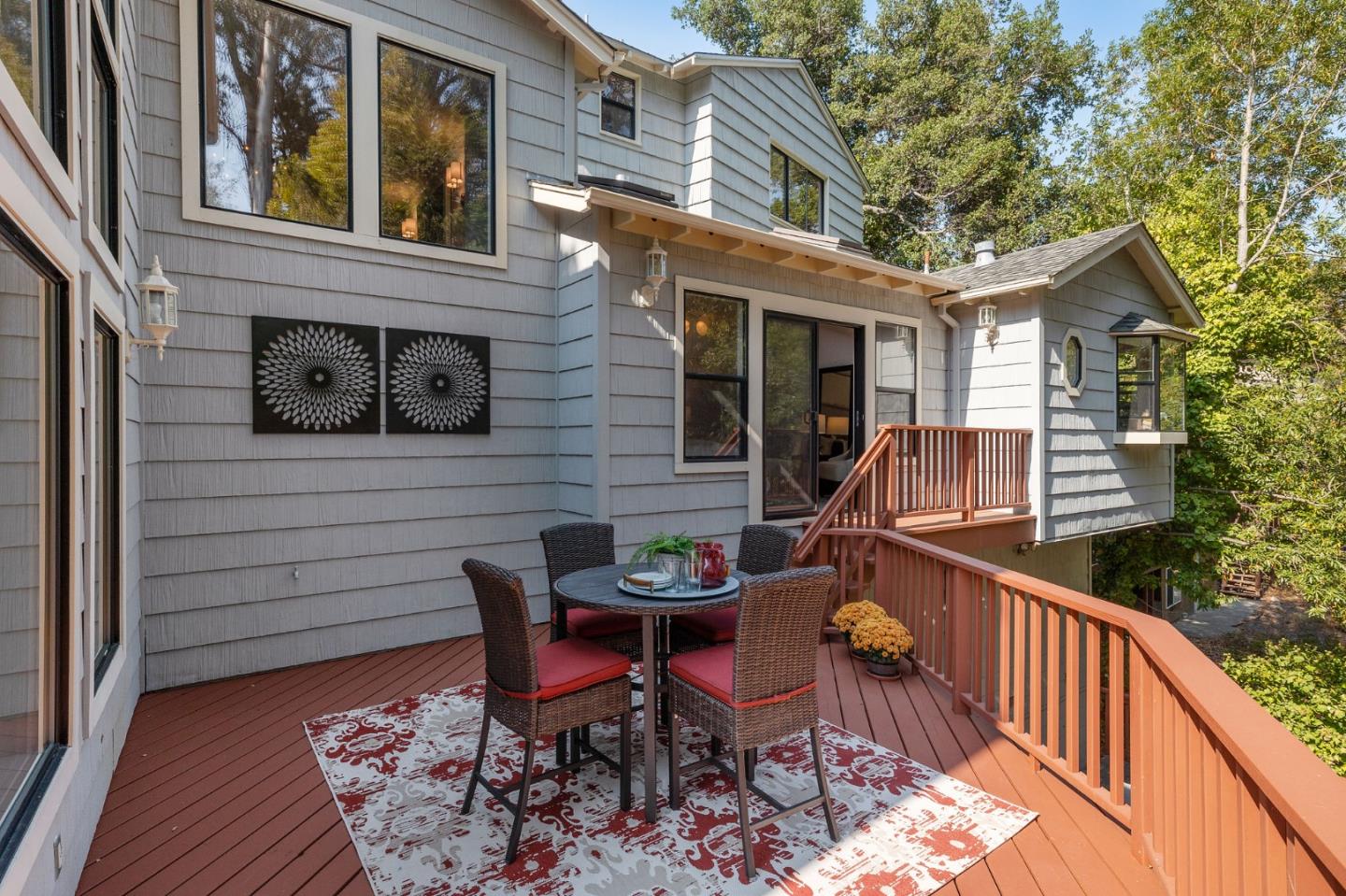37 Vía Canon Millbrae, CA 94030 - Photo 57 of 69 a view of a wooden chairs and table in the balcony