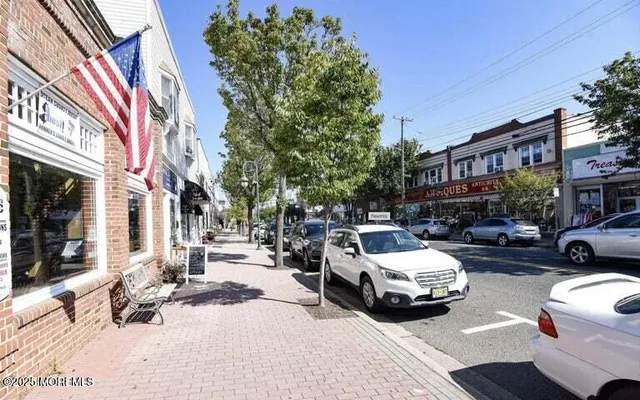 a car parked on the side of a street
