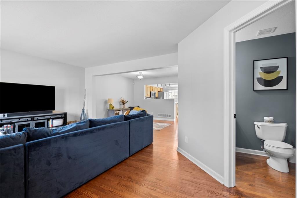 23 Castle View Drive McKees Rocks, PA 15136 - Photo 4 of 27 a living room with furniture and a flat screen tv