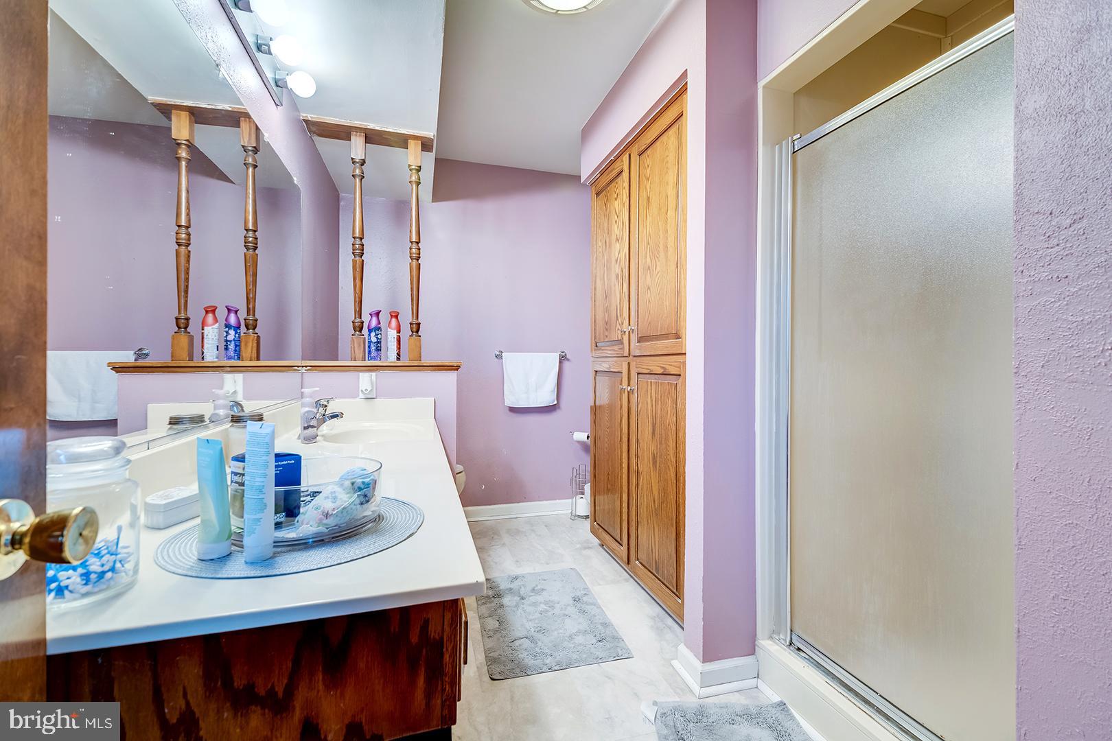 10046 Woodyard Road Greenwood, DE 19950 - Photo 25 of 45 a bathroom with a sink and a mirror