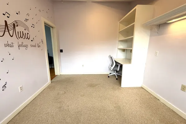 a view of an empty room