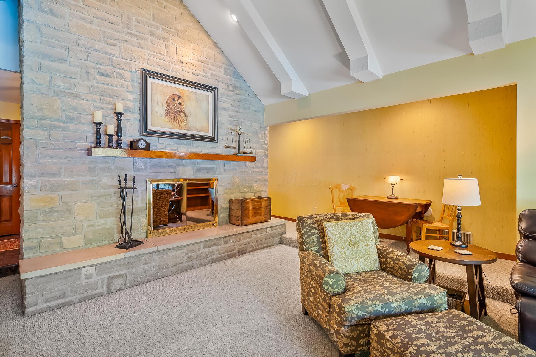 4082 Clotts Road Columbus, OH 43230 - Photo 21 of 76 STONE FIREPLACE