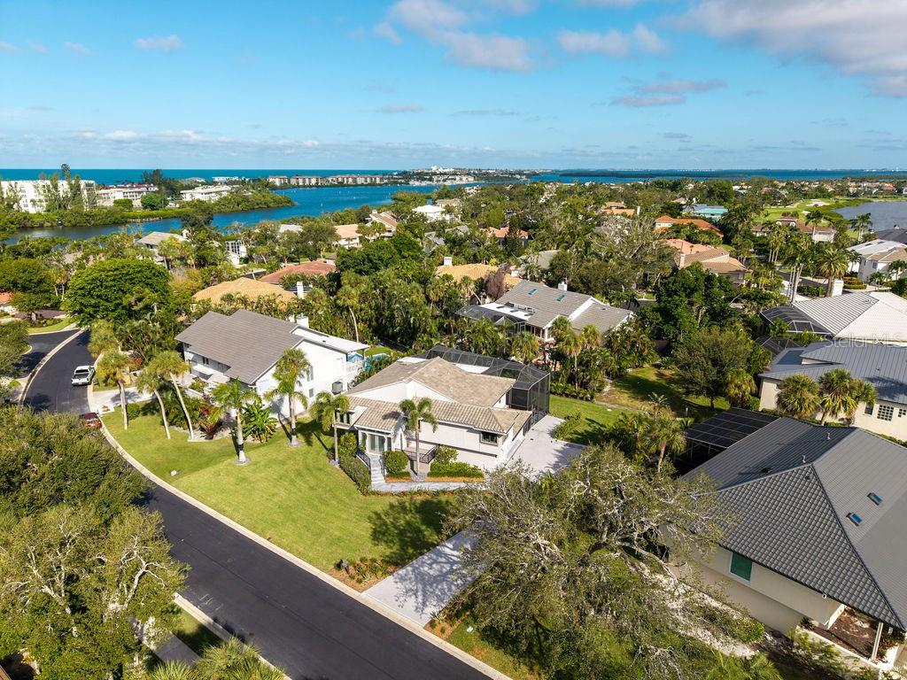 3210 Bayou Sound Longboat Key, FL 34228 - Photo 54 of 58 an aerial view of residential houses with outdoor space