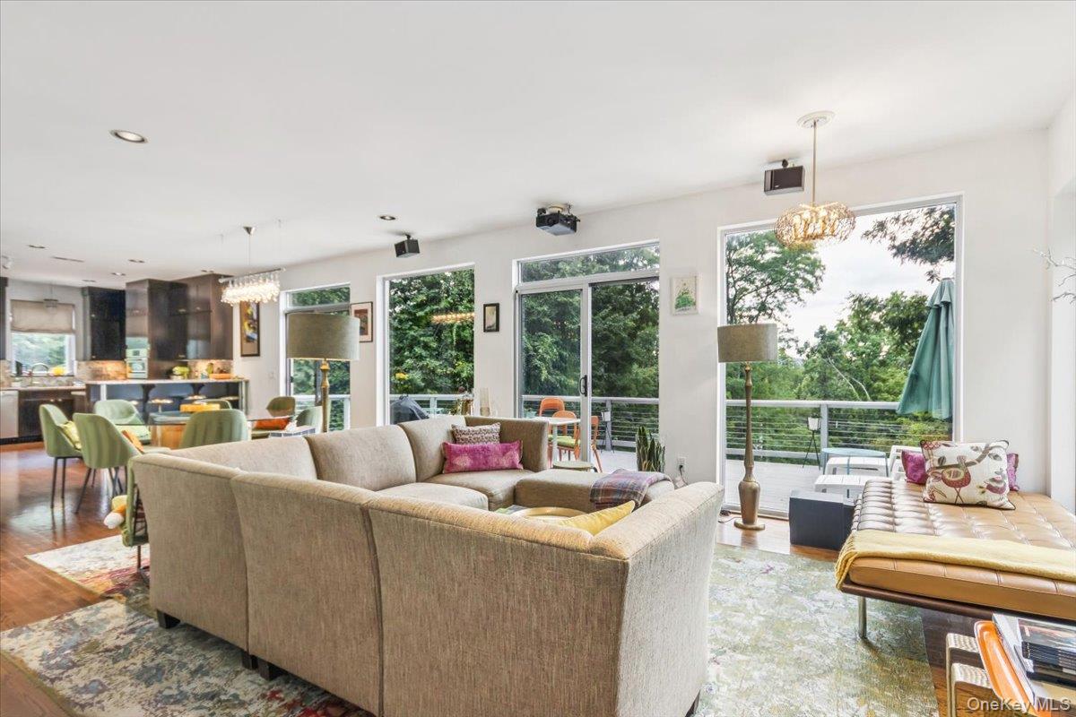 19 Melzingah Reservoir Road Beacon, NY 12508 - Photo 25 of 34 a living room with furniture and a large window