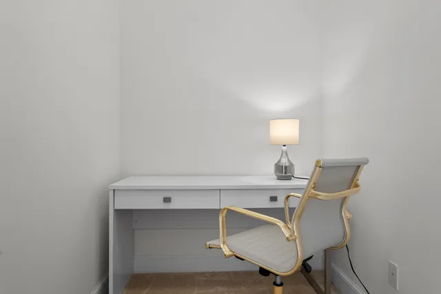 a view of workspace with furniture